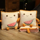 Avokado Desenli Yazlık Klima Battaniyesi - Küçük Boy thumbnail 3