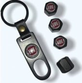 Logolu Metal Sibop Kapağı Ve Anahtarlık Seti Şık Oto Sibop Kapağı - 3