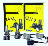 Mach Bam9 Beyaz Led Xenon Far Ampül Zenon Led Ampul Şimşek Etkili - 7