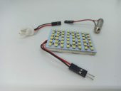 Araç İçi Oto Aydınlatma Tepe Lambası 48 SMD Led Panel Tavan Lamba - 1