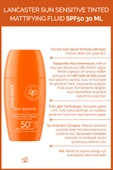 LANCASTER Sun Sensitive Tinted Mattifying Fluid SPF50 30 ML - 1