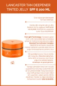 LANCASTER Tan Deepener Tinted Jelly Spf6 200 ml - 1