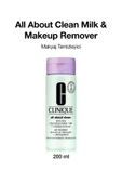 CLİNİQUE All About Clean™ Micellar Temizleyici Süt ve Makyaj Temizleyici 200ml | Kuru/Karma Cilt Tipi - 1