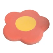 Hafızalı Köpük Çiçek Minder - Sarı Kadife - 50x5 cm - 8
