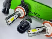 Mach Bam5 H11 Beyaz Led Xenon Far ve sis Ampül Zenon Led Şimşek Etkili - 1