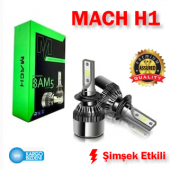 Mach Bam5 H1 Beyaz Led Xenon Far Ampül Zenon Led Işık Şimşek Etkili - 2