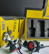 Mach Bam9 H4 Beyaz Led Xenon Far Ampül Zenon Led Ön Far Şimşek Etkili CSP Chip - 4