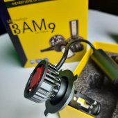 Mach Bam9 H4 Beyaz Led Xenon Far Ampül Zenon Led Ön Far Şimşek Etkili CSP Chip - 6