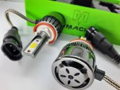 Mach Bam5 H11 Beyaz Led Xenon Far ve sis Ampül Zenon Led Şimşek Etkili - 5