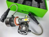 Mach Bam5 H11 Beyaz Led Xenon Far ve sis Ampül Zenon Led Şimşek Etkili - 6