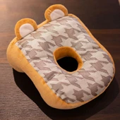 Yazlık Buz İpek Ofis Öğrenci Uyku Yastığı - Geyik 25cm*30cm - 8