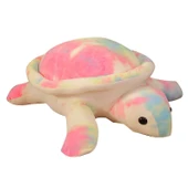 Kaplumbağa Yastık Peluş Minder - Pembe Kadife 100cm - 9