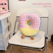 Dopamin Uykucu Peluş Yastık - Yeşil Ekose - 30x27x17cm - 12