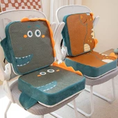 Modern Peluş Kare Lale Yeşili Panda Minder - 40x40x10cm - 11