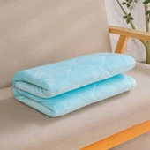 Çift Taraflı Kristal Süper Yumuşak Battaniye - Açık Kahverengi 150x170cm - 6