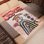 Baskılı Flanel Battaniye - Artı Yıl Sonra Yıl-1 - 100*80cm thumbnail 10