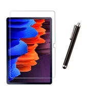 Samsung Galaxy Tab A8 SM X200 X205 Uyumlu Şeffaf Kılıf Cam Kalem Set thumbnail 2