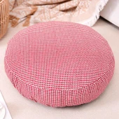 Kazayağı Desenli Pamuk Futon Minder - Haki Beyaz Ekose - 60cm - 4