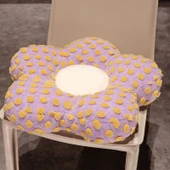 Kuzu Yünü Popcorn Minder - Yeşil 45x45x10cm - 11