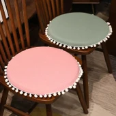 Yuvarlak Hafızalı Köpük Oturma Minderi - Koyu Kahve - 39cm - 11