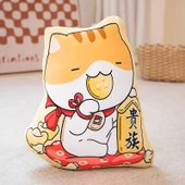 Şanslı Kedi Yaratıcı Yastık Peluş Oyuncak Bebek - Gui Zu 45cm thumbnail 1