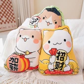 Şanslı Kedi Yaratıcı Yastık Peluş Oyuncak Bebek - Gui Zu 45cm thumbnail 5