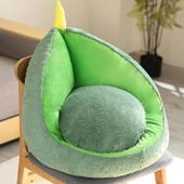 Peluş Çocuk Minder Koltuğu - Yeşil - 1