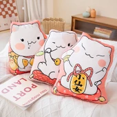 Şanslı Kedi Yaratıcı Yastık Peluş Oyuncak Bebek - Gui Zu 45cm thumbnail 8