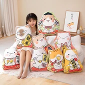 Şanslı Kedi Yaratıcı Yastık Peluş Oyuncak Bebek - Gui Zu 45cm thumbnail 10