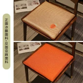 Buz Rattan Keten Hafızalı Köpük Koltuk Minderi - Mavi Kuğu - 40x40x5cm - 2