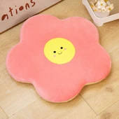 Hafızalı Sünger Çiçek Minder - Gri Çiçek - 45cm - 7