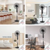 MirKraft FS-K40BR Stand Fan Vantilatör Uzaktan Kumandalı 16'' - 7