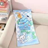 Çizgi Film Flanel Havlu - Stitch - 75x35cm - 6