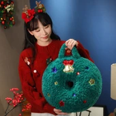 Noel Peluş Yastık - Yılbaşı Ağacı 68cm - 12