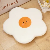 Hafızalı Sünger Çiçek Minder - Gri Çiçek - 45cm - 5