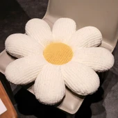 Kadife Yaprak Minder - Sarı - 60cm - 10