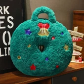 Noel Peluş Yastık - Yılbaşı Ağacı 68cm - 5