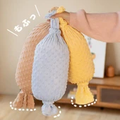 Şeker Renkli Peluş Battaniye - Gök Mavisi - 1x1.7m - 10