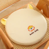 Çizgi Film Desenli Hafızalı Köpük Yuvarlak Minder - Dinozor - 40 cm - 11