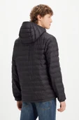 Kapüşonlu Fermuarlı Regular Fit Şişme Mont Erkek MONT - 4