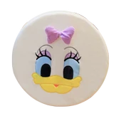 Tatami Peluş Minder - Beyaz Donald Duck 39x4cm (Yazısız) - 2