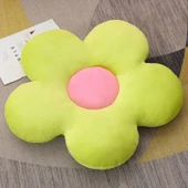 Çiçek Peluş Minder - Sarı - 45cm thumbnail 5