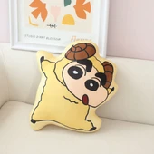 Crayon Shin-chan Tavşan Kostümlü Peluş Yastık 36cm - 10