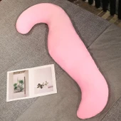 Buz İpek Bacak Yastığı - Gri - 130cm - 9