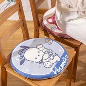 Çizgi Film Buz İpek Yuvarlak Koltuk Minderi - Çilek Ayı 40cm - 7