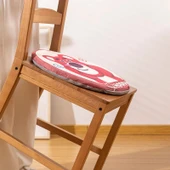 Çizgi Film Buz İpek Yuvarlak Koltuk Minderi - Pacha Dog 40cm - 9