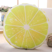 Meyve Desenli Yazlık Serinletici Yorgan - Açık Mavi Limon - 1x1.5m - 5