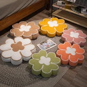 Yonca Çiçeği Peluş Minder - Turuncu Sakura - 50cm - 7