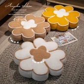 Yonca Çiçeği Peluş Minder - Turuncu Sakura - 50cm - 8
