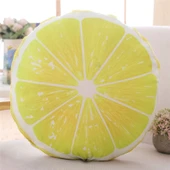 Meyve Desenli Yazlık Serinletici Yorgan - Açık Mavi Limon - 1x1.5m - 11